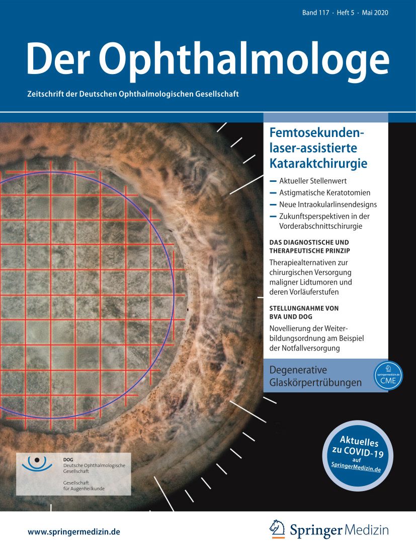 Der Ophthalmologe  Abo Der Ophthalmologe Studentenabo