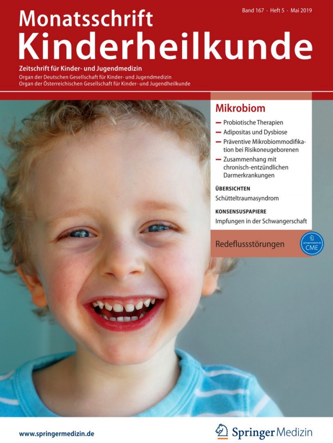 Monatsschrift Kinderheilkunde Monatsschrift Kinderheilkunde