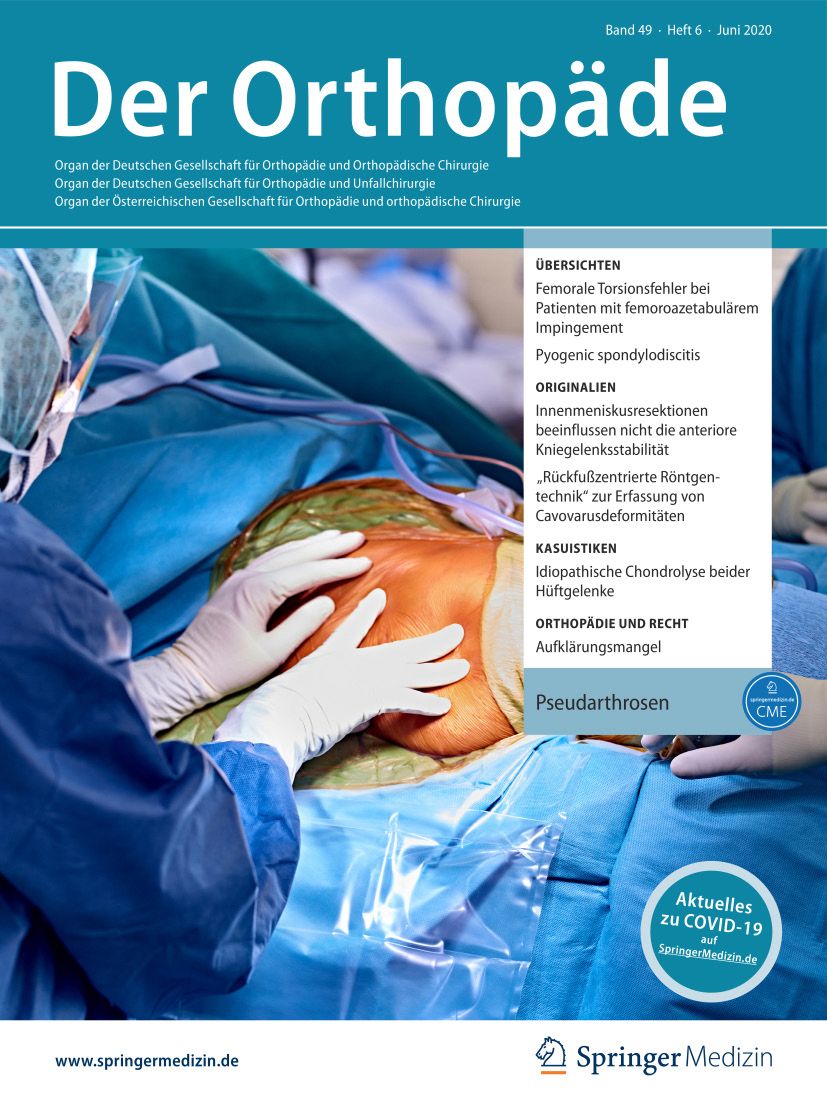 Der Orthopäde Abo Der Orthopäde Studentenabo