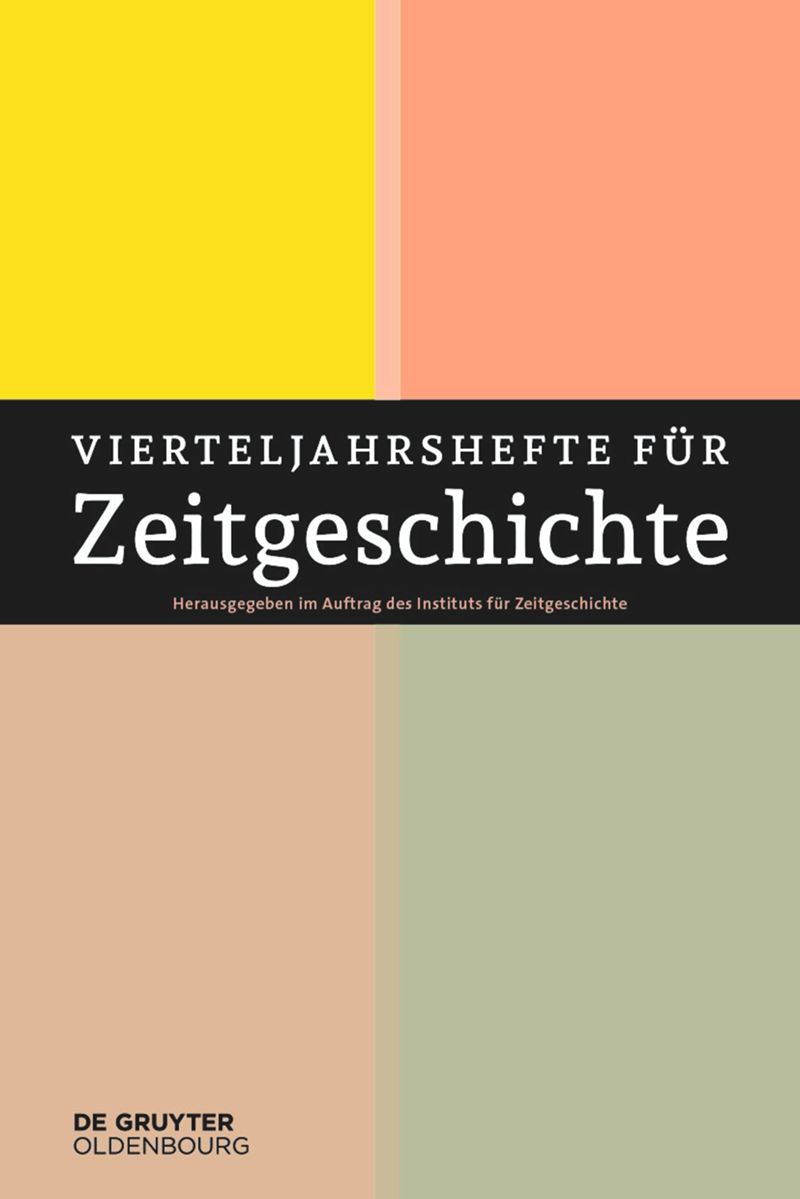 Vierteljahrshefte für Zeitgeschichte Studentenabo Vierteljahrshefte für Zeitgeschichte Studentenabo