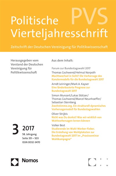 PVS Politische Vierteljahresschrift