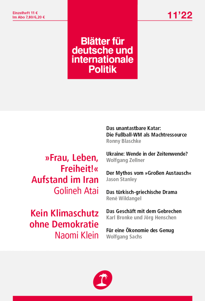 Blätter für deutsche & internationale Politik Studentenabo