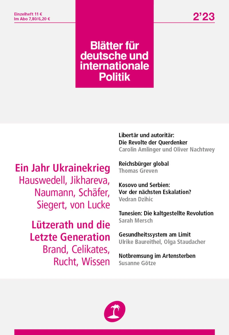 Blätter für deutsche und internationale Politik Studentenabo
