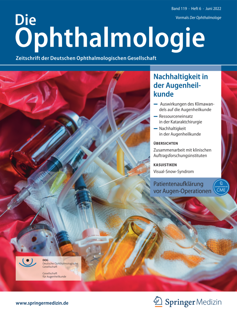 Die Ophthalmologie Studentenabo Die Ophthalmologie Studentenabo