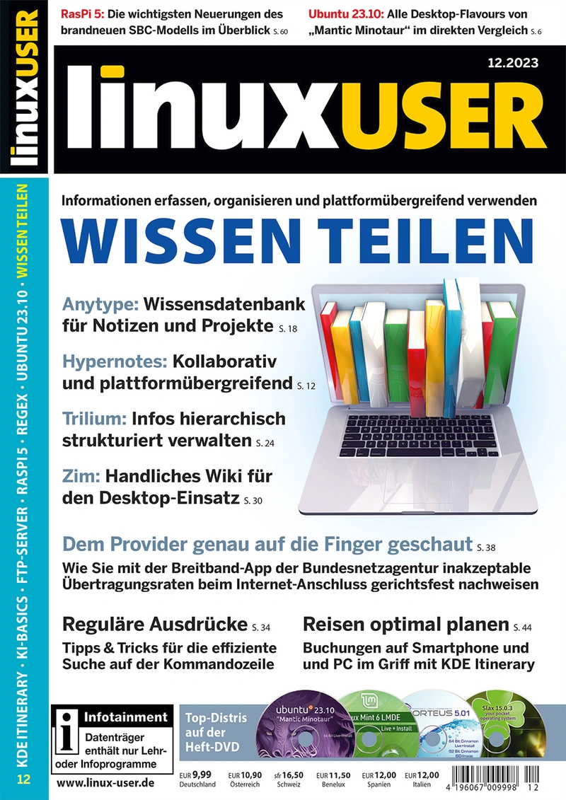 LinuxUser inkl. DVD Studentenabo