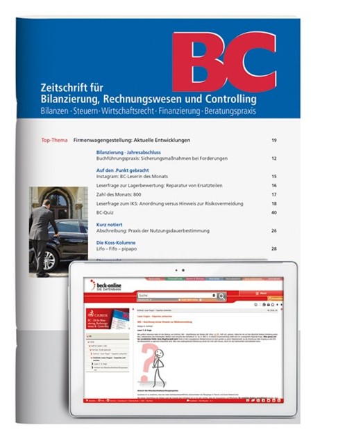 Zeitschrift für Bilanzierung, Rechnungswesen und Controlling Abo Zeitschrift für Bilanzierung, Rechnungswesen und Controlling Studentenabo