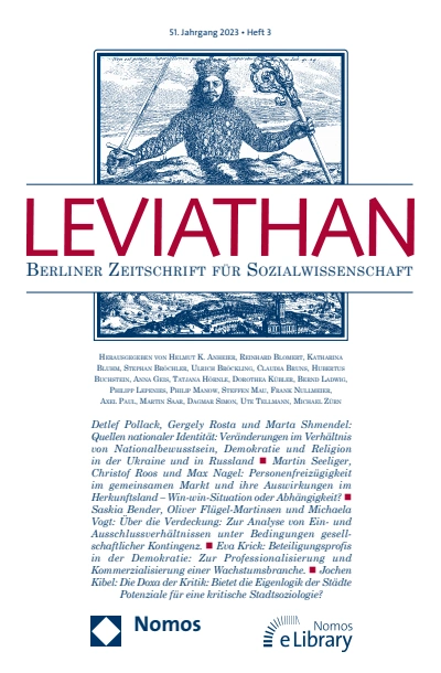 Leviathan Zeitschrift Studentenabo