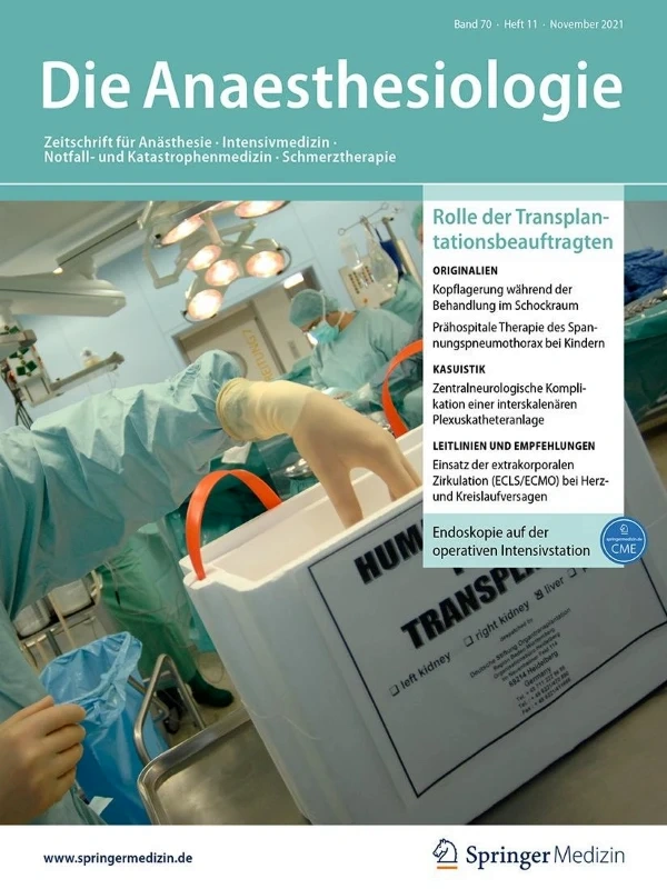 Die Anaesthesiologie Abo Studentenabo